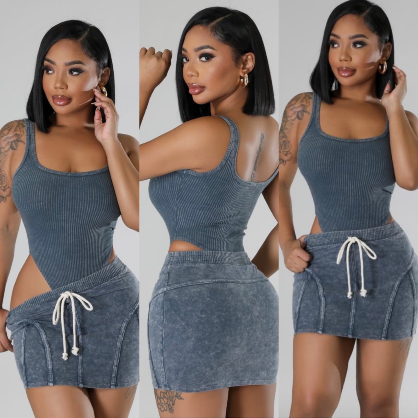 Don't Be Fooled Skirt Set