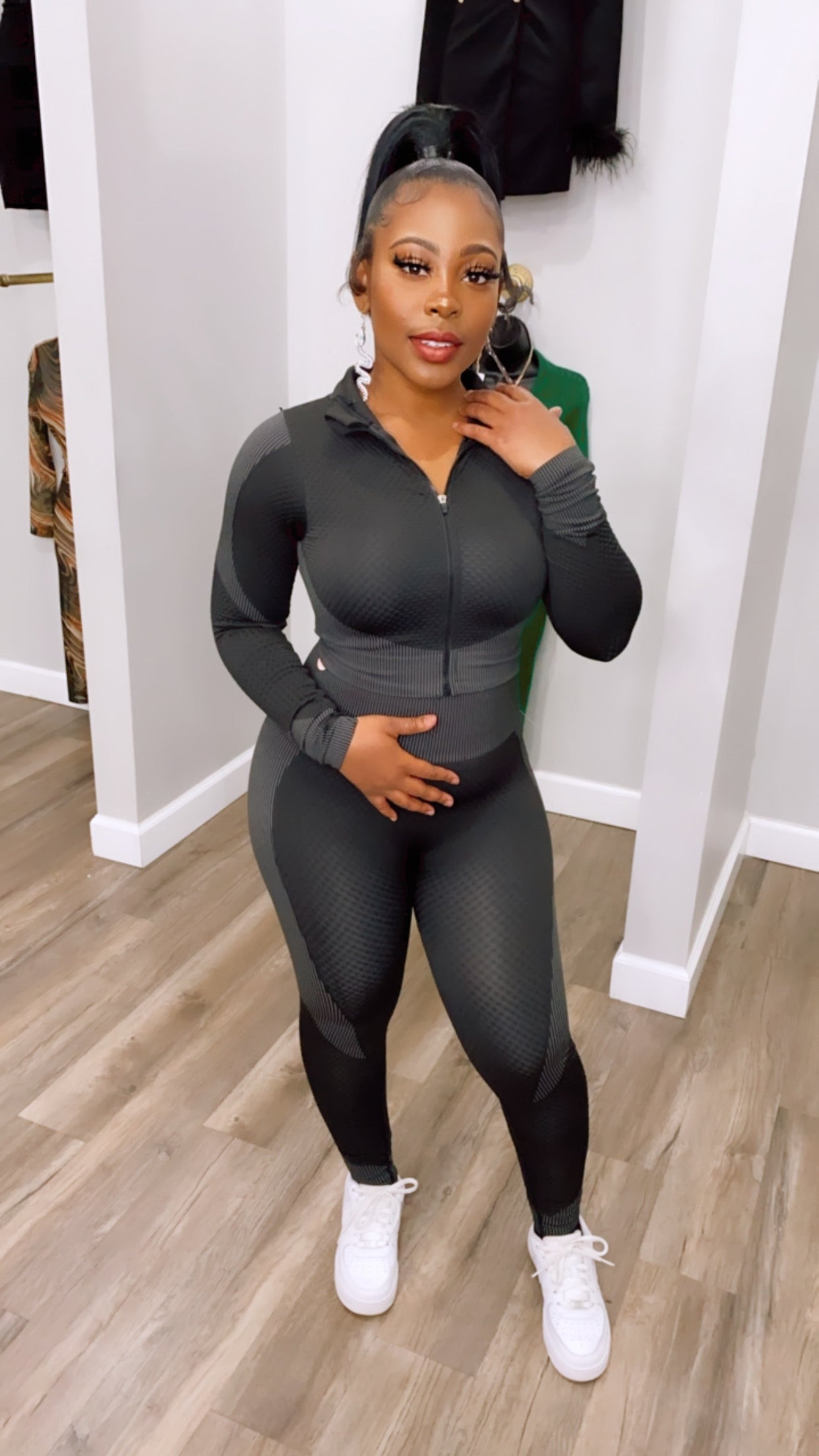 By My Side Active Set Grey/Black