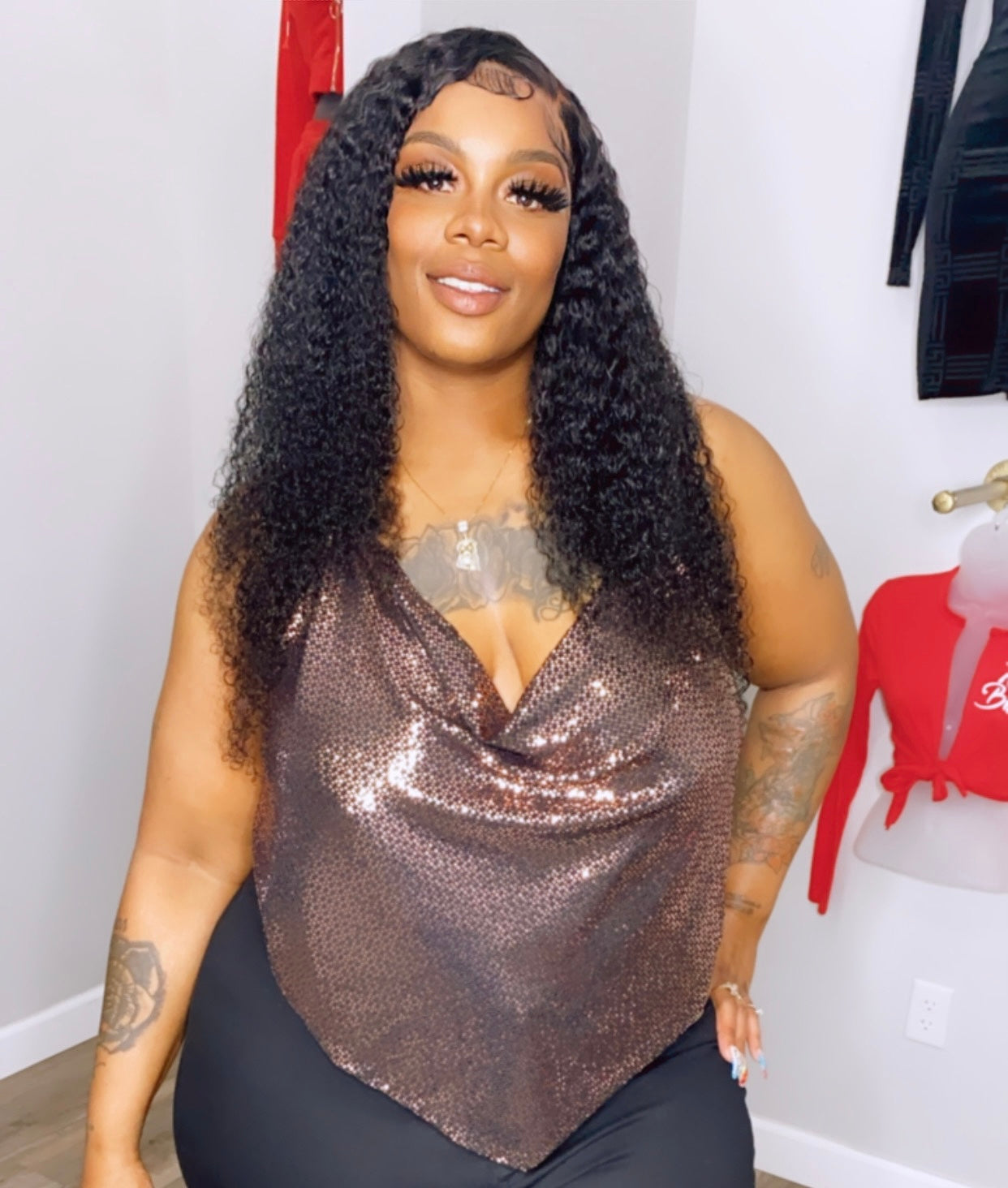 Rich Girl Rose Gold Top